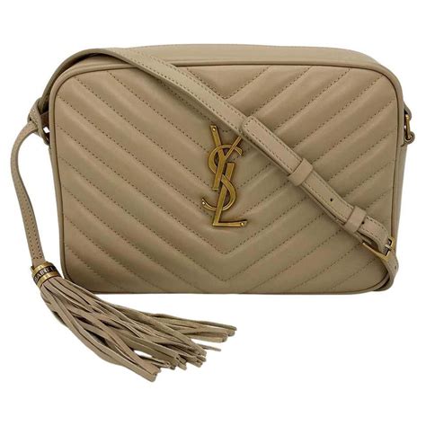 dark beige ysl camera bag